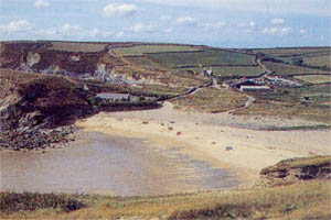 Gunwalloe Church Cove beach