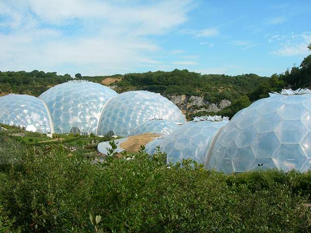 Eden project in Cornwall
