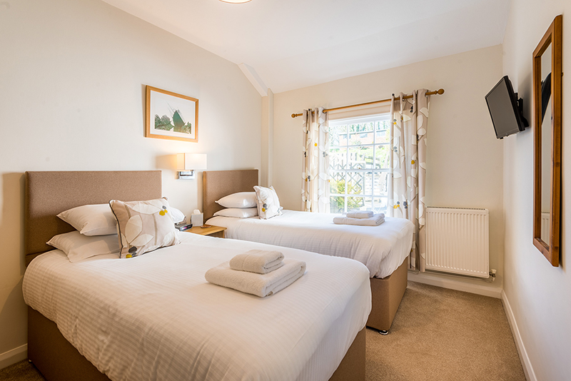 Twin Bedroom @ The Brendon Arms in Bude - Coastal B&B overlooking Bude Canal