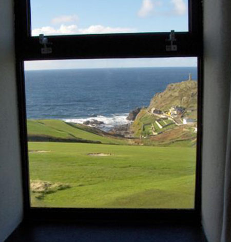 View fof Cape Cornwall from the window at Carrick View