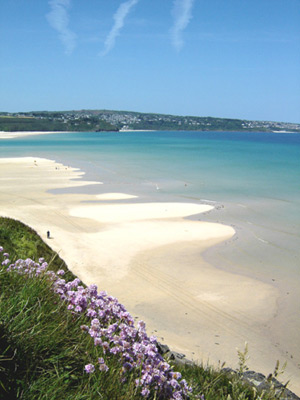 The beach in fromt of Chyreene Court