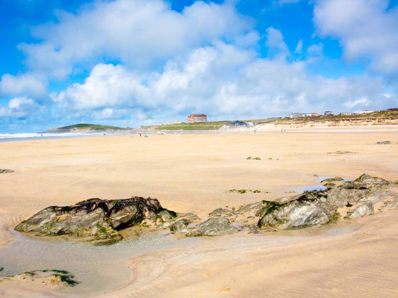 Fistral Beach Newquay in Cornwall