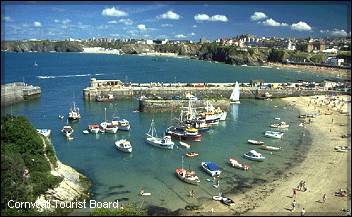 Newquay harbour and Beaches