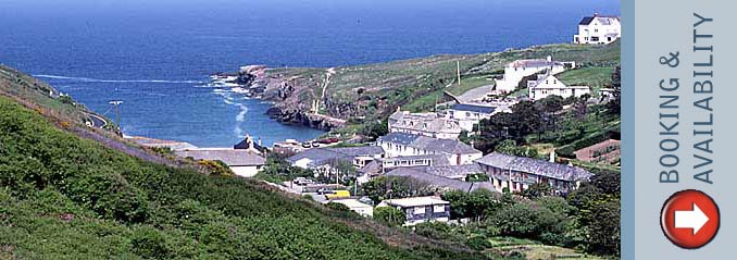 Self-catering holiday cottages on the North Cornish coast in the fishing hamlet of Port Gaverne, available all year, short breaks, ideal for walking and relaxing breaks