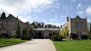 Lanhydrock House in Autumn colours.-  