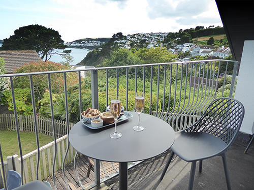 Highwood Balcony with sea views - Holidays in Looe Cornwall