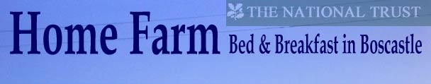 National Trust owned Georgian Farmhouse bed & breakfast with en-suite accommodation in an area of outstanding natural beauty set amongst 145 acres of National Trust land and with spectacular sea views
