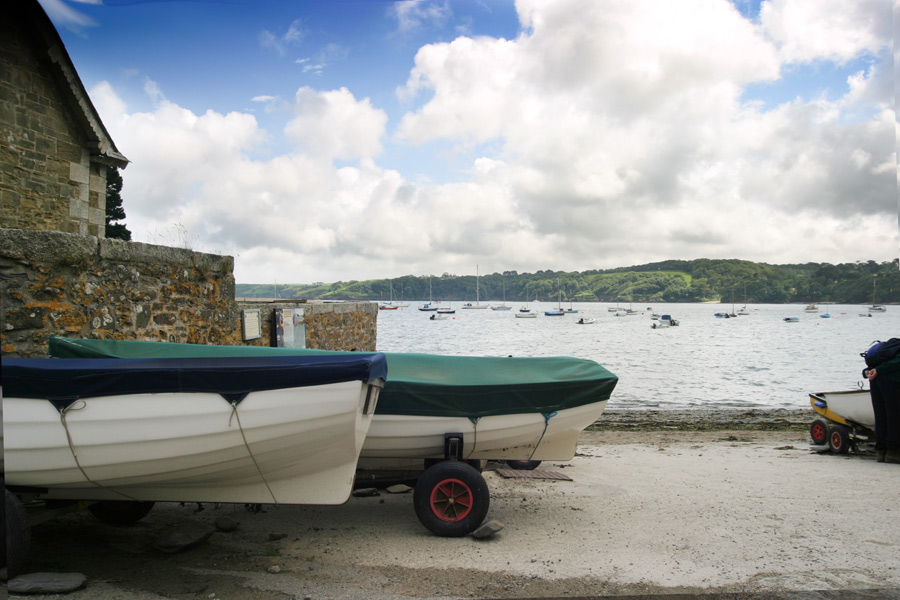 Boats at Durgan Helford Estuary - Photo Matthew Brannan