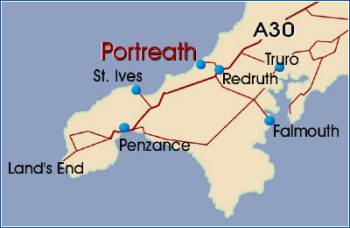 Portreath location map