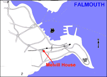 Melville House Hotel Map