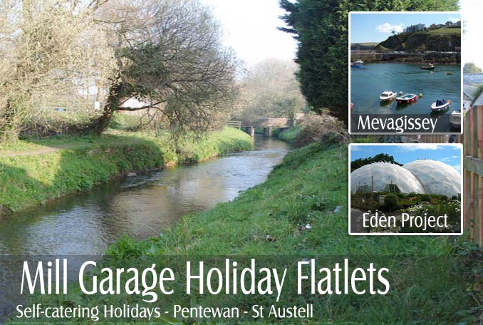 Self catering holiday apartmetns Pentewan - St Austell - Eden Project 