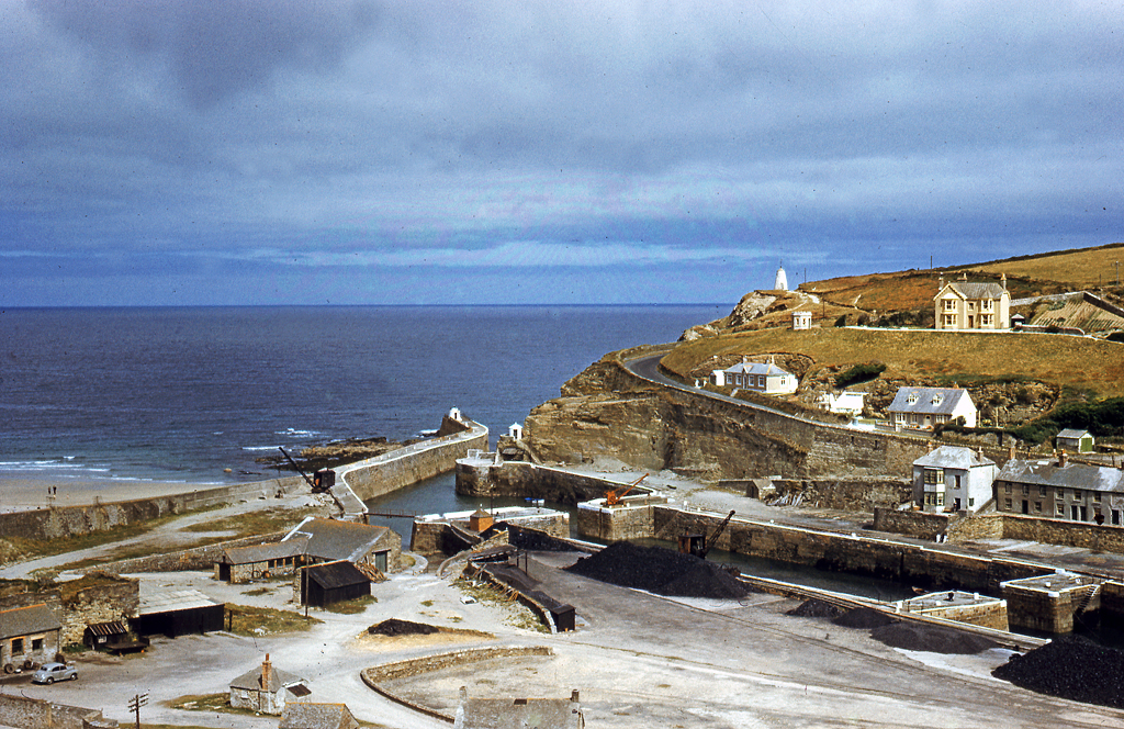 Portreath Harbour from Tregea Hill, c.1960