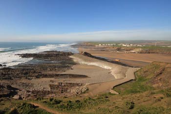 The Breakwater in Bude North Cornwall