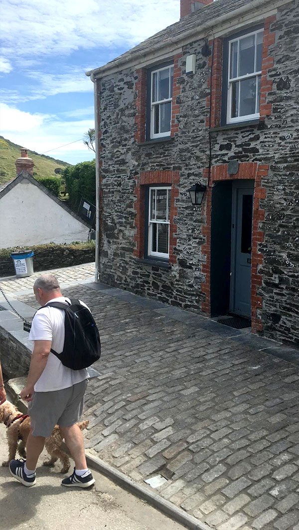 Fern Cottage on Roscarrock Hill, used as Doc Martin&rsquo;s surgery in Portwenn