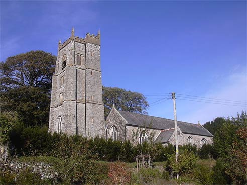 The church of St James at St Kew