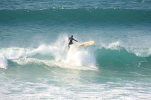 Surfing at Gwithian