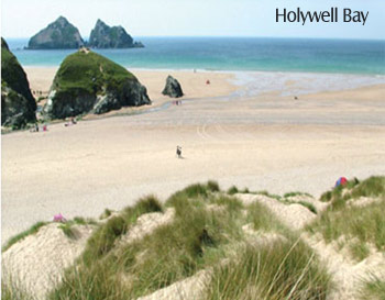 Holywell bay - camping in Cornwall