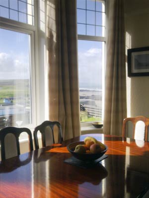 Dining room - overlooking Crooklets beach