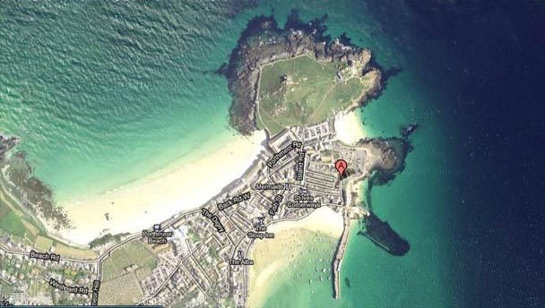 Location in St Ives