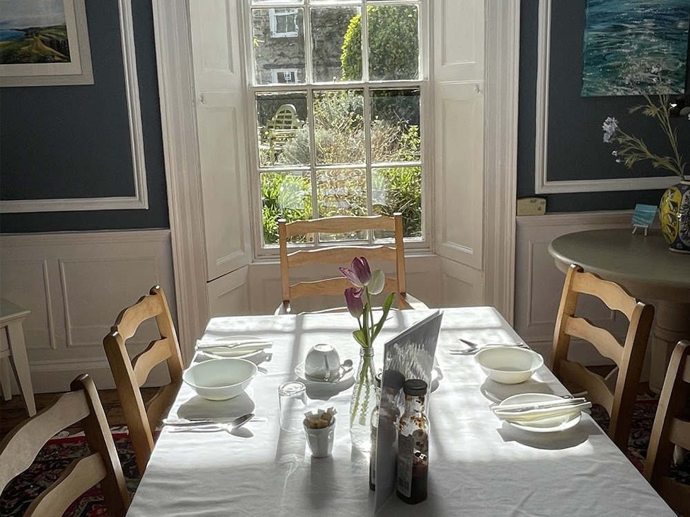 Dining area at Bed & Breakfast - Wadebridge - Cornwall