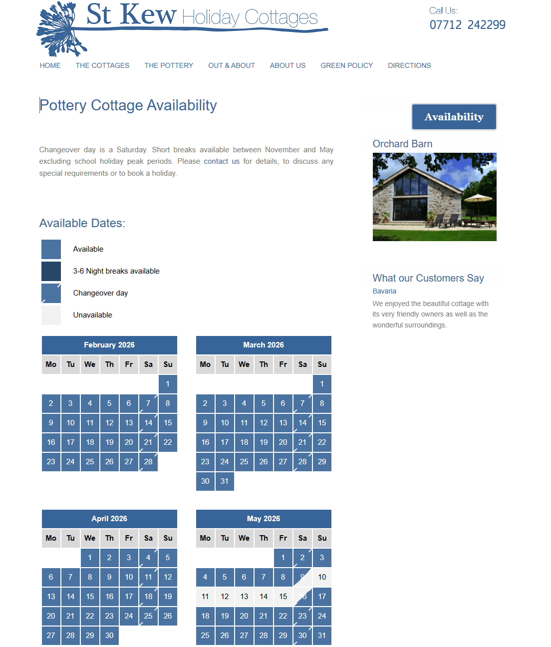 Pottery Cottage St Kew near Port Isaac