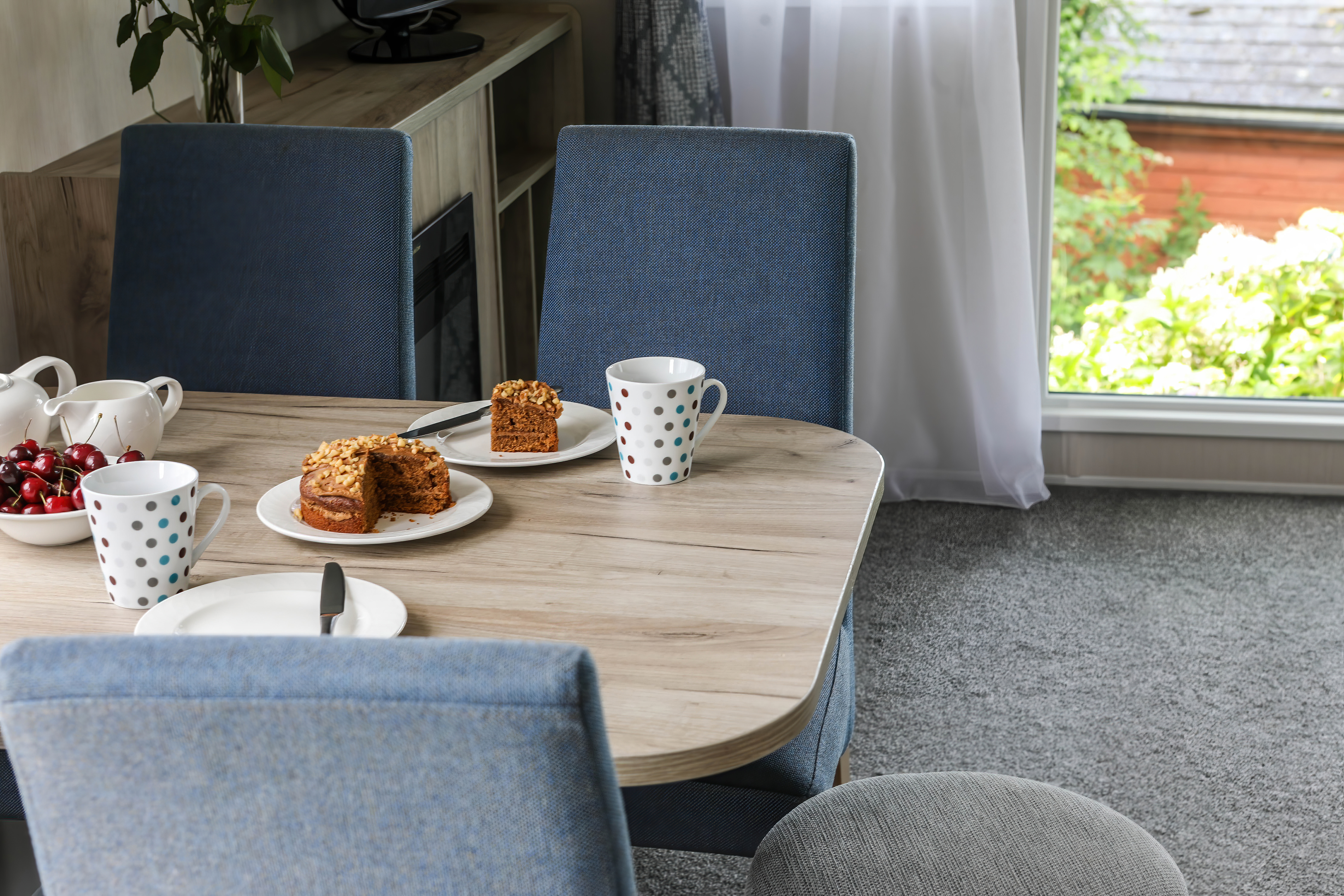 Deluxe Plus Extra dining area @Tehidy - Holiday Park Self-catering Caravan holidays