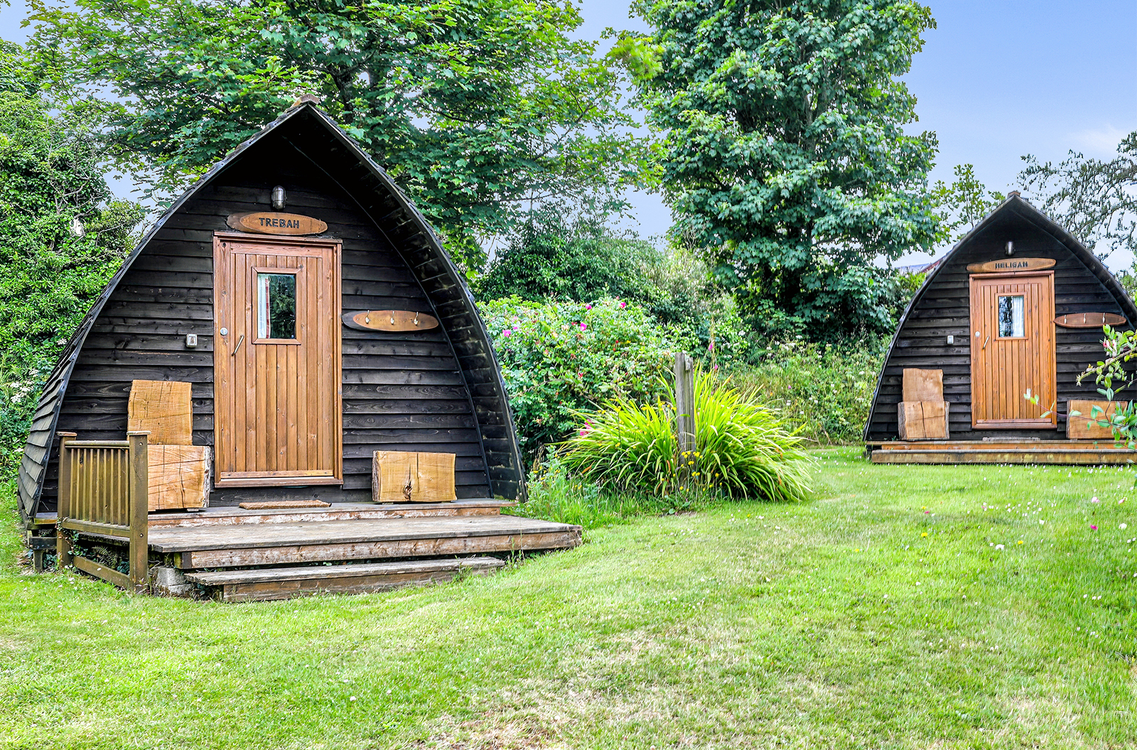 Glamping in Cornwall - glamping, Wigwam Camping Cabins Holidays  at Tehidy 