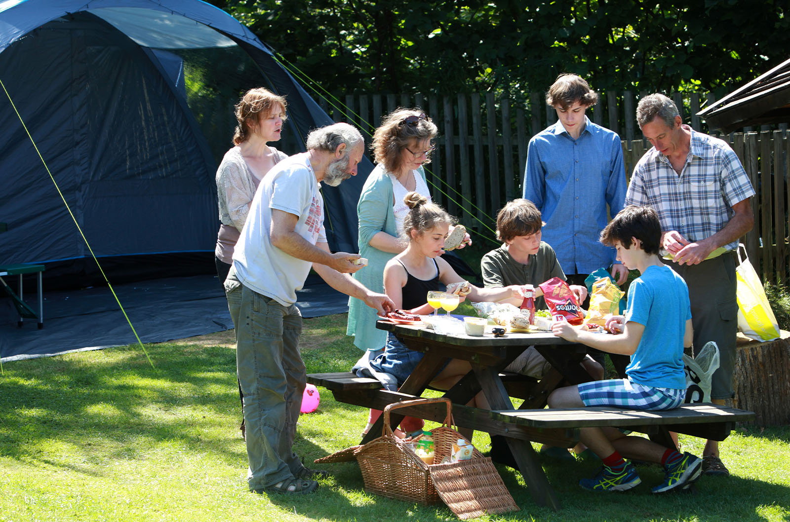 Camping and Touring in Cornwall at Tehidy