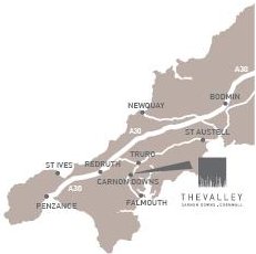 Map of Cornwall