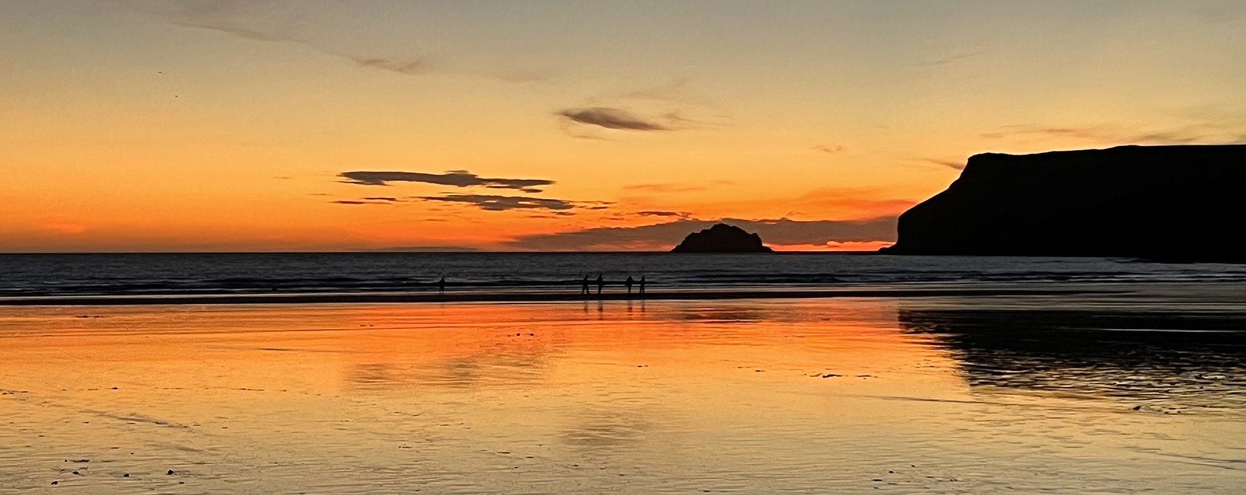 Sunset at Polzeath