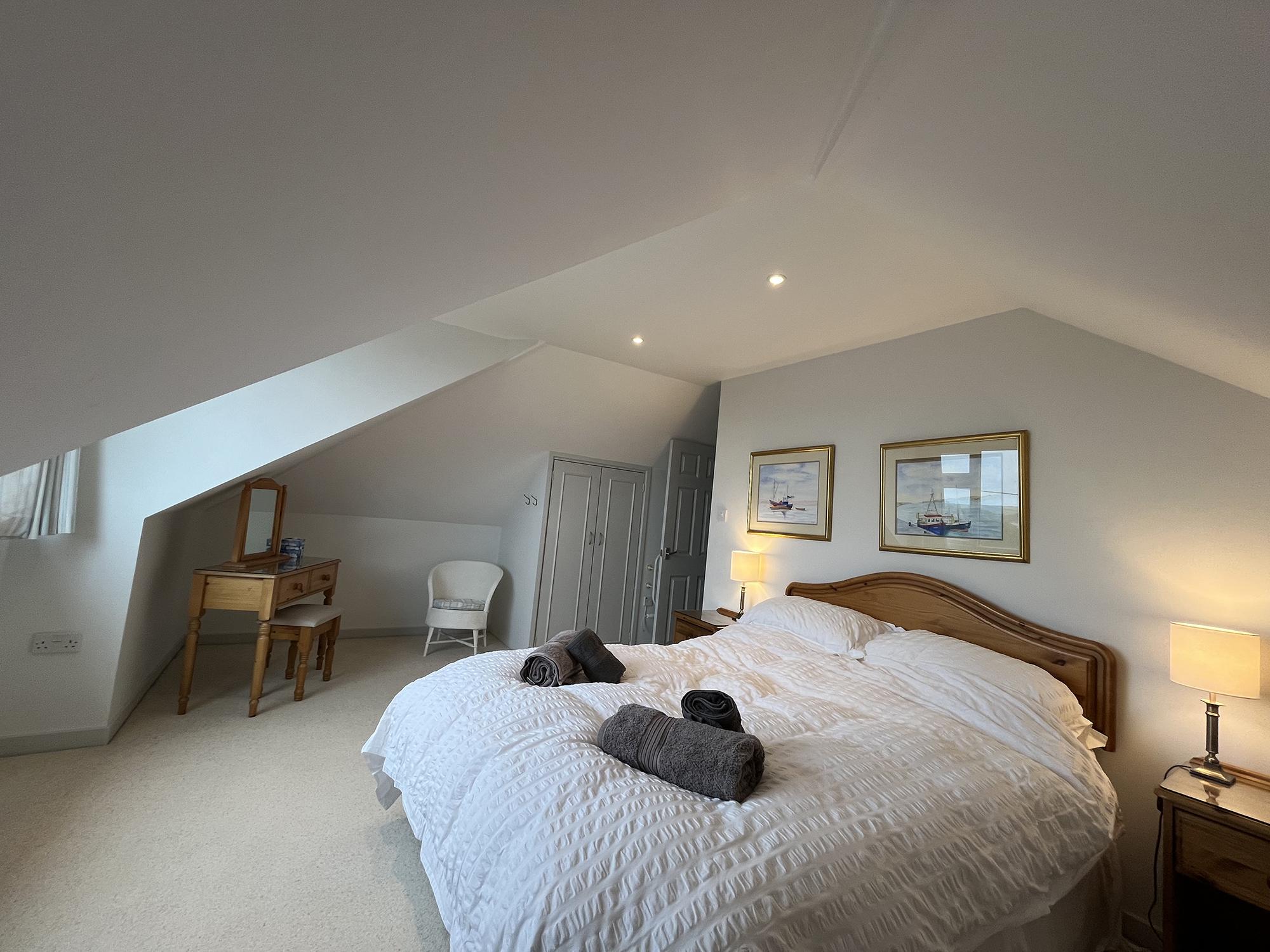 Double bedroom  at Tredenham