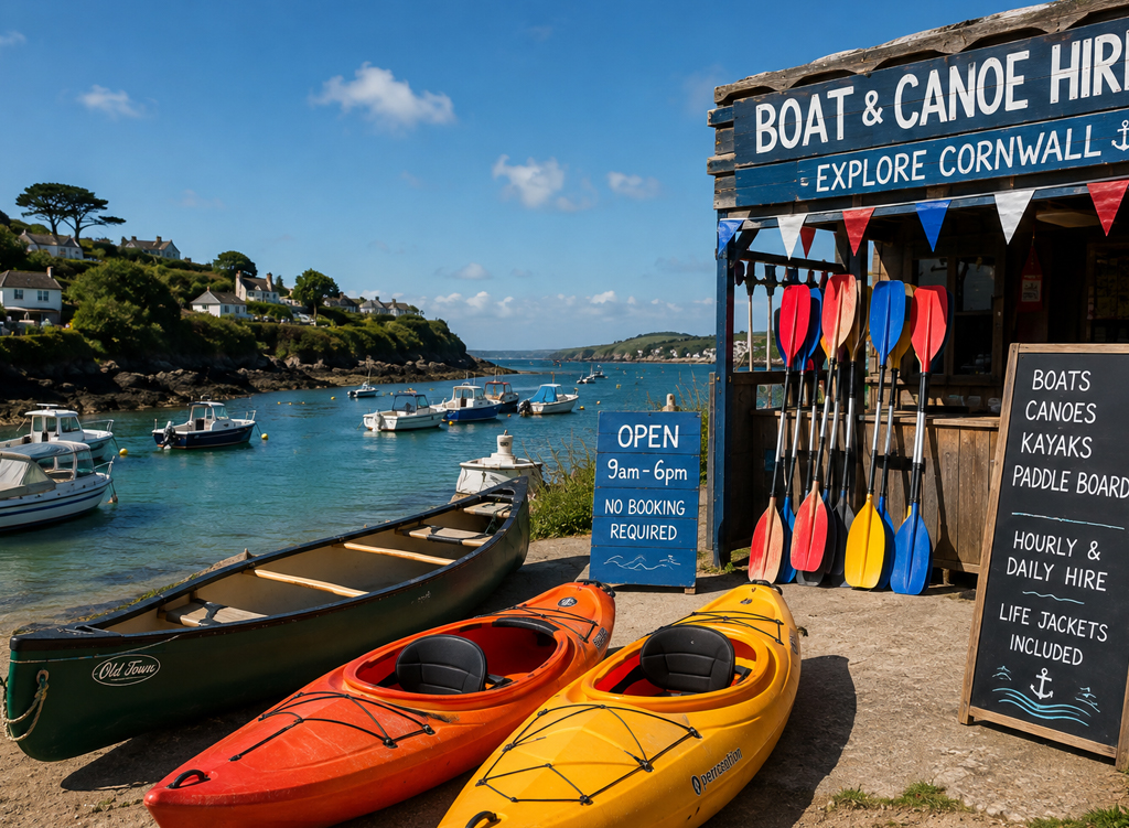 Boat Hire, Kayak and Canoe Hire in Cornwall
