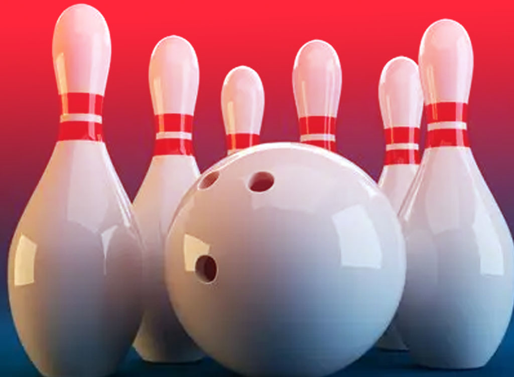 Ten pin bowling in Cornwall