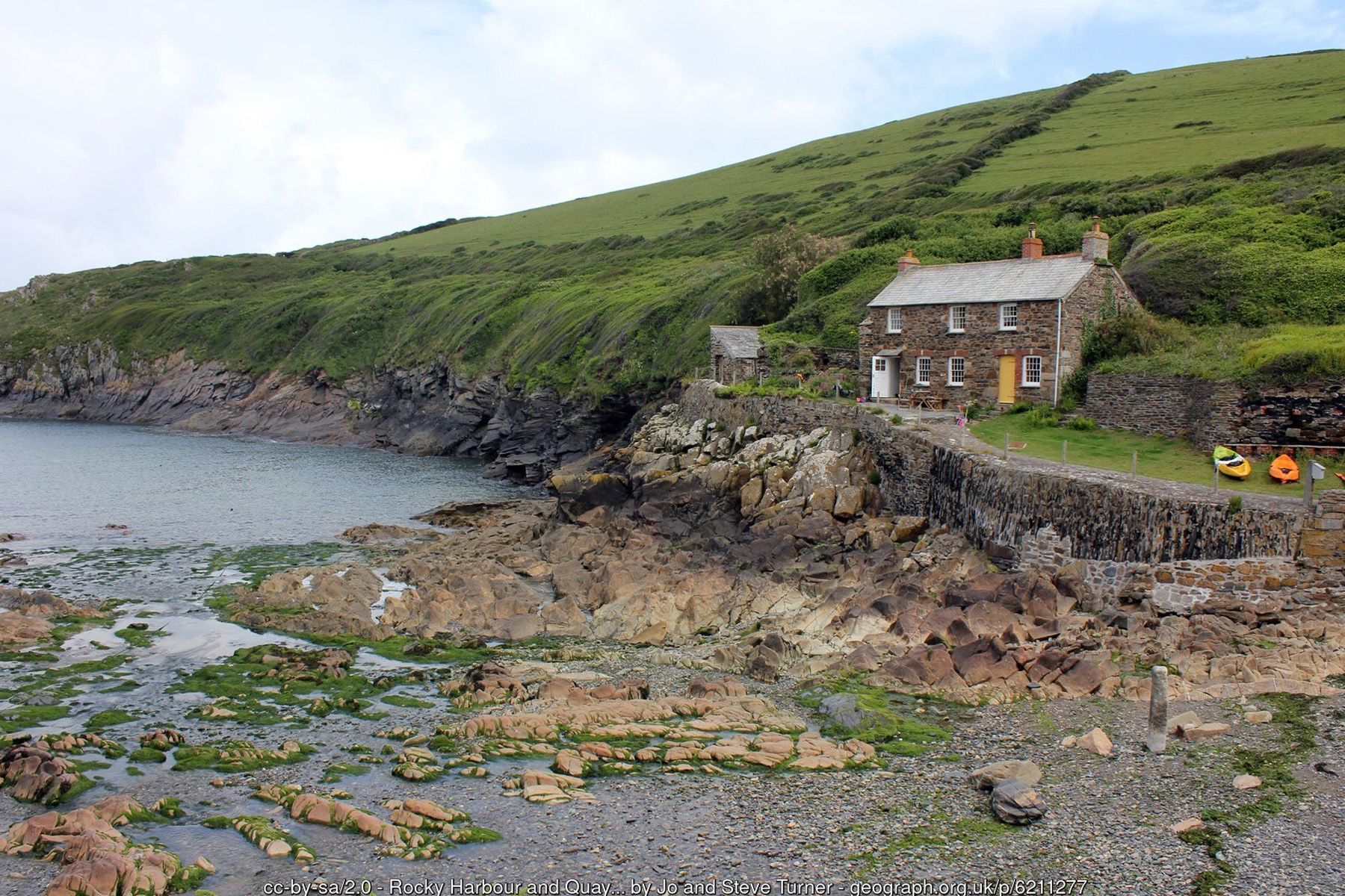 Port Quin Cornwall near-deserted hamlet National Trust inlet - Cornwall coastal holidays