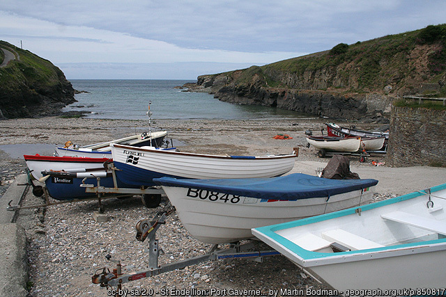 Boats at Port Gaverne