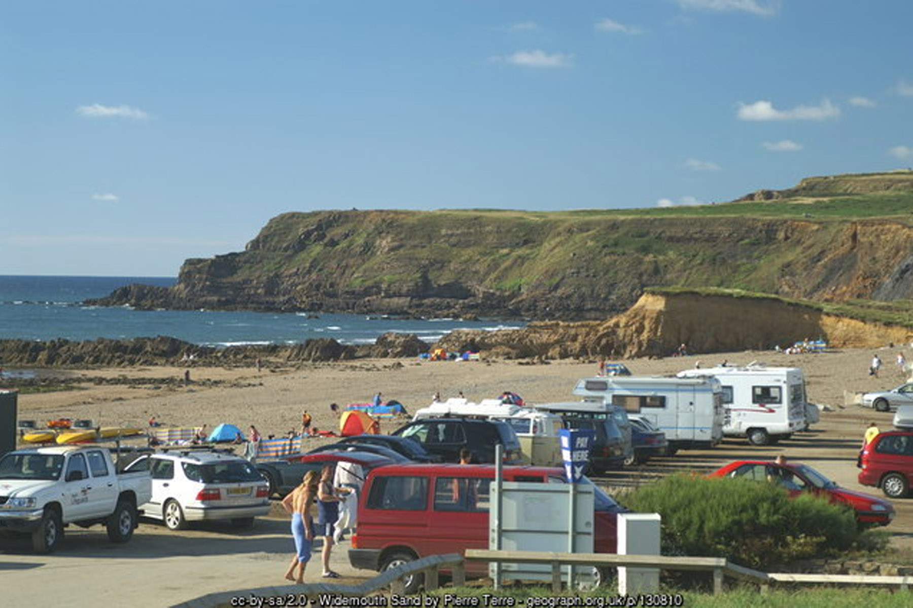Widemouth Bay Beach Bude Cornwall Atlantic surf Blue Flag sand - Cornwall surf holidays