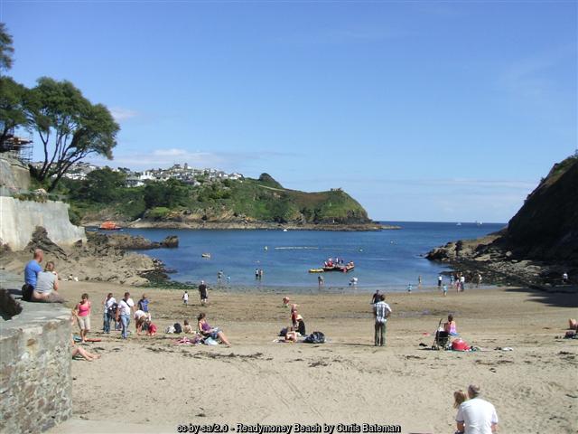Readymoney Cove in Fowey, Cornwall