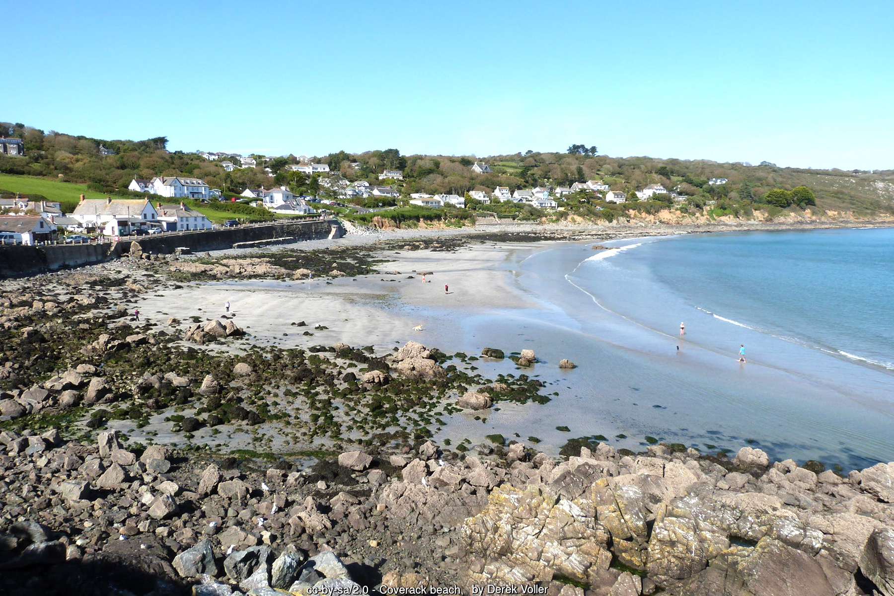 Coverack harbour and beach - Cornwall coastal village holidays