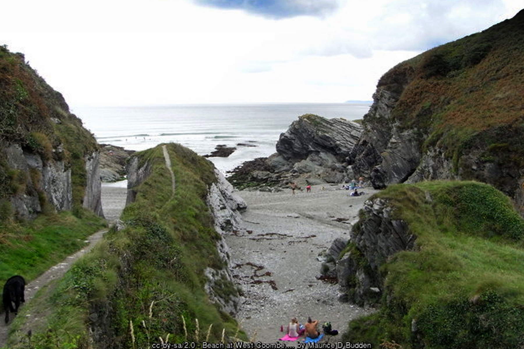 Lansallos Cove near Polperro, South East Cornwall