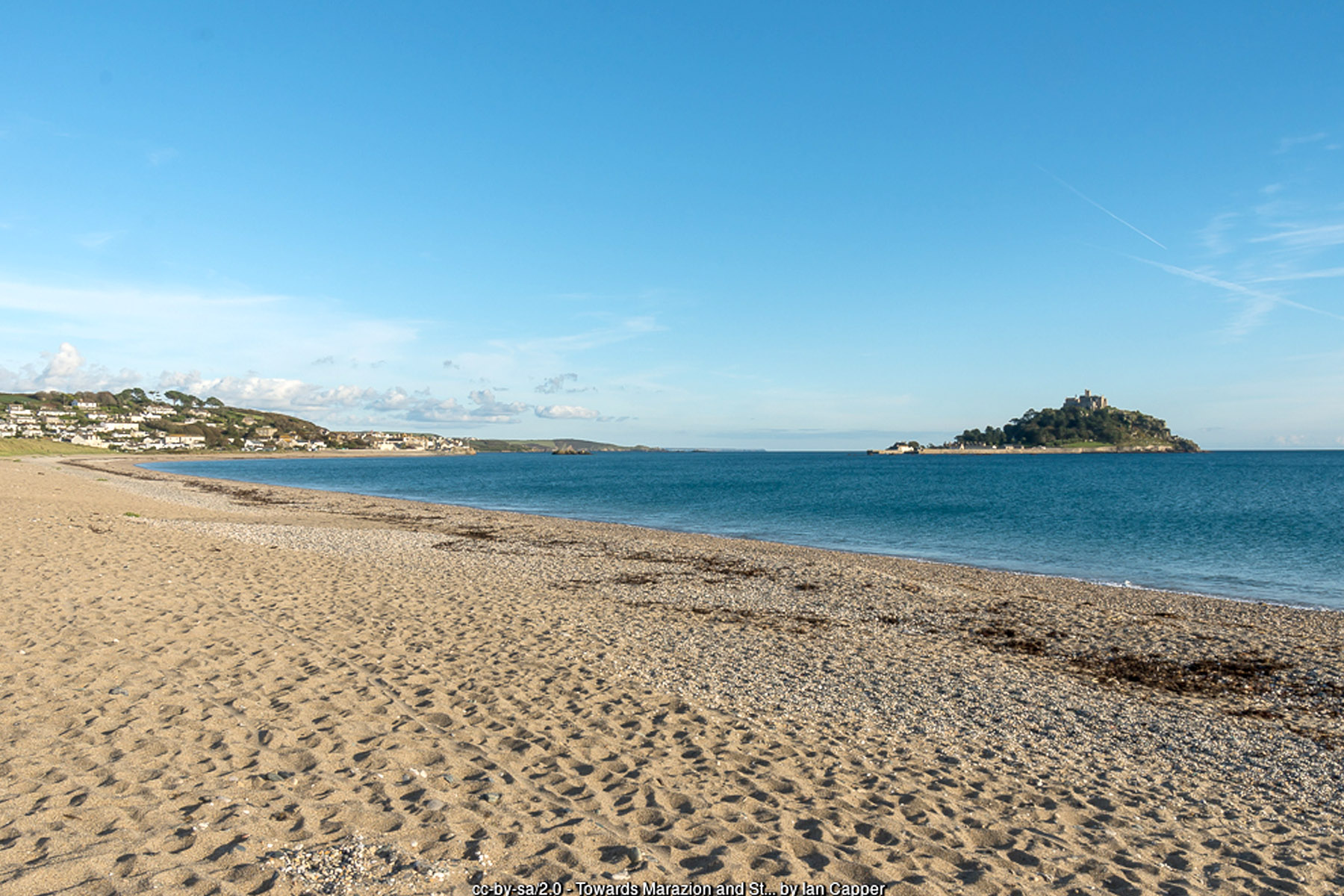 Long Rock Beach Penzance Cornwall Marazion causeway - Cornwall family beach holidays