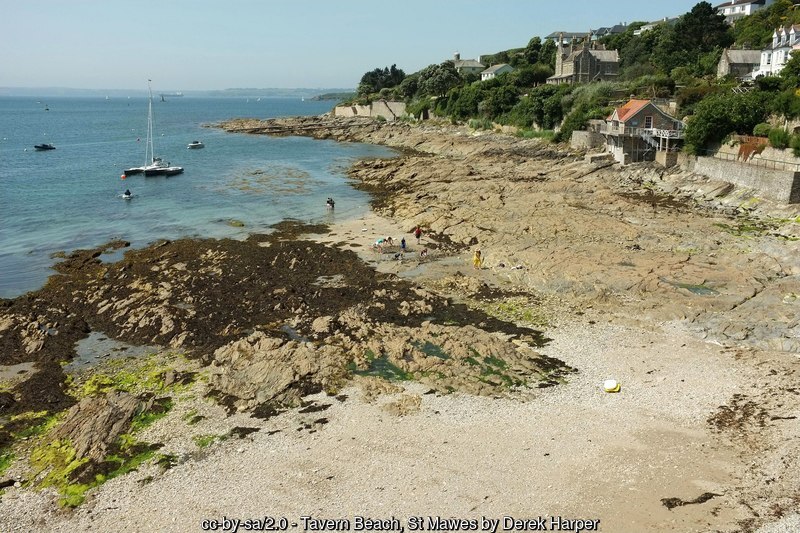 Tavern Beach in St Mawes, Cornwall
