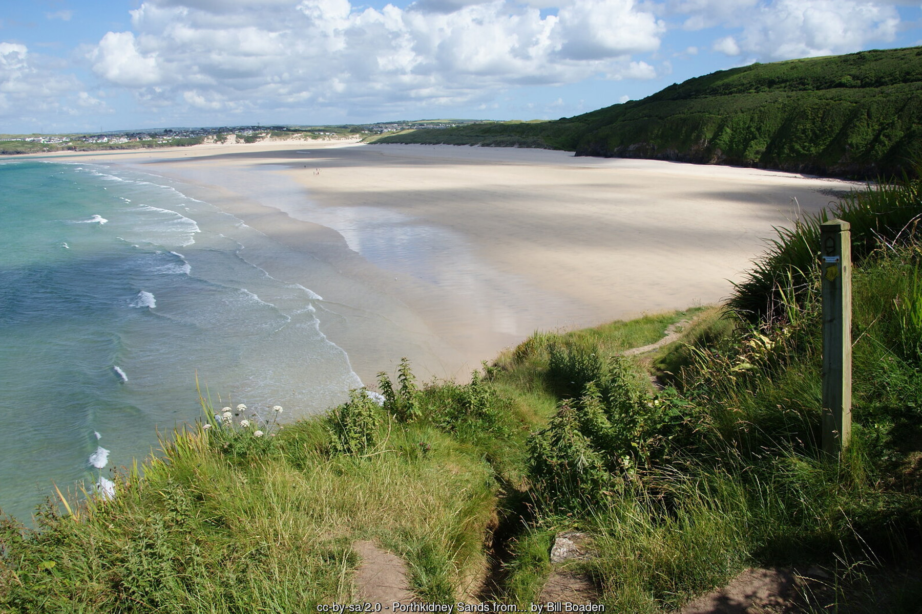 Porthkidney Sands Beach near Lelant St Ives Bay Cornwall - Cornwall coastal holidays