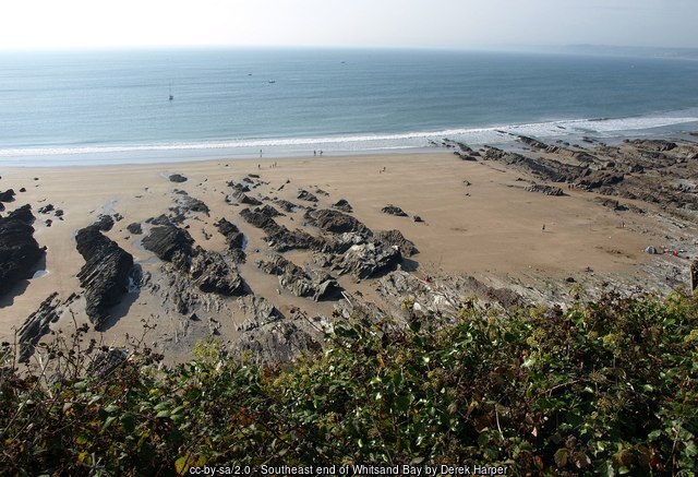 Southeast end of Whitsand Bay