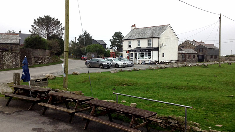 Minions Post Office, tea rooms and shop in the village