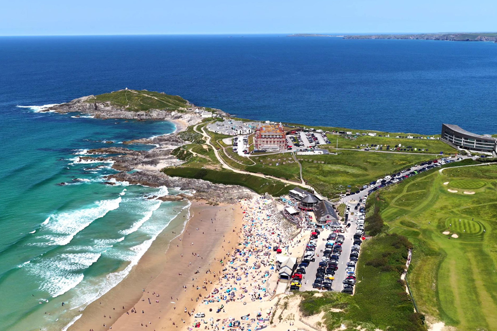 Fistral Beach, Newquay surfing in Cornwall -  Geograph (CC BY-SA 2.0)