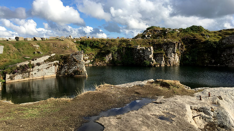 Gold Diggings Quarry on Bodmin Moor