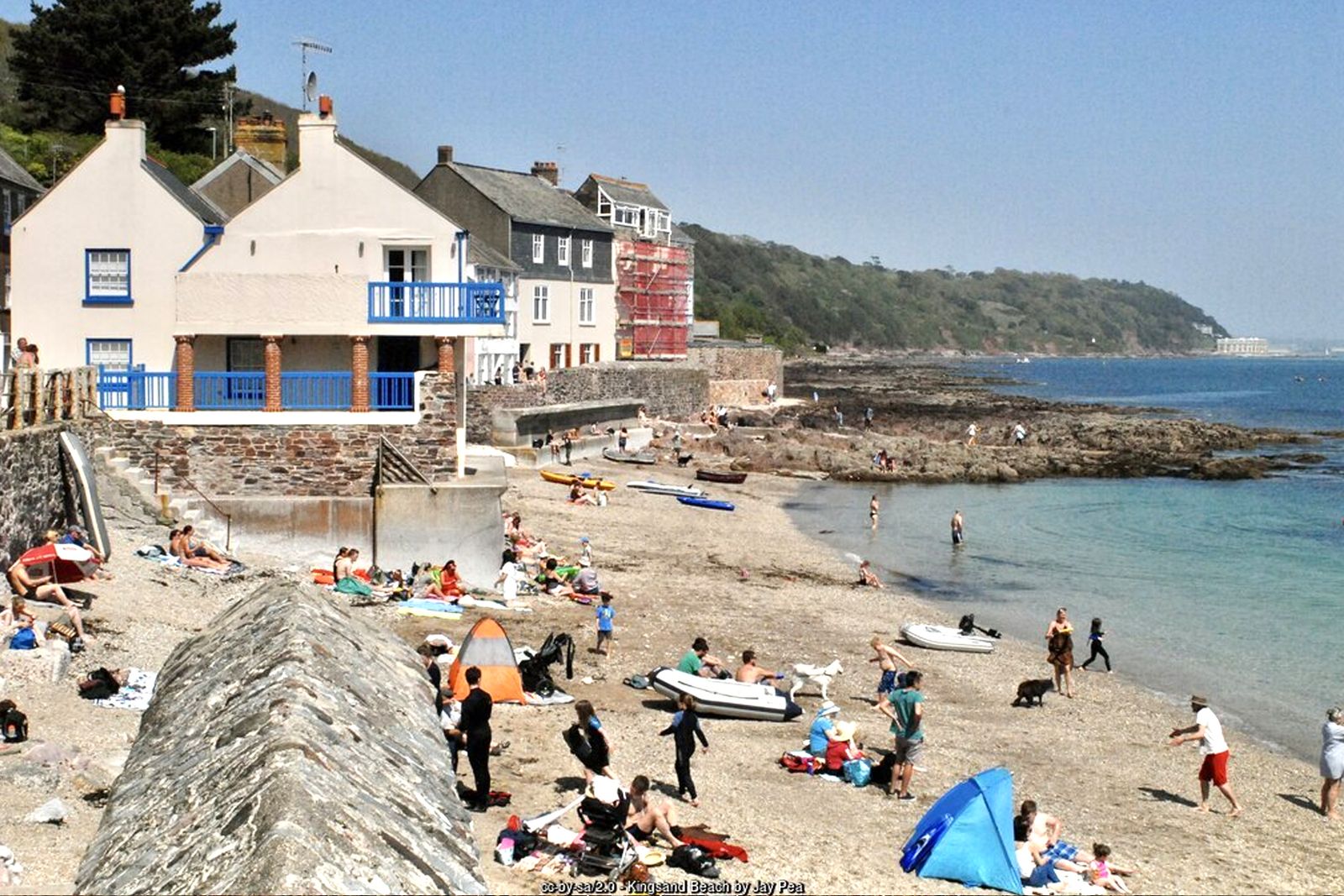Kingsand beach on the Rame Peninsula