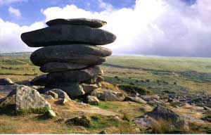 The Cheesewring granite tor on Stowe&rsquo;s Hill above Minions