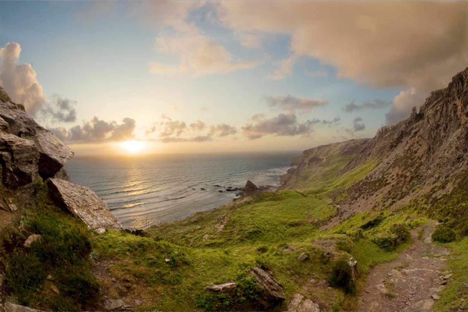 The Strangles beach south of Crackington Haven