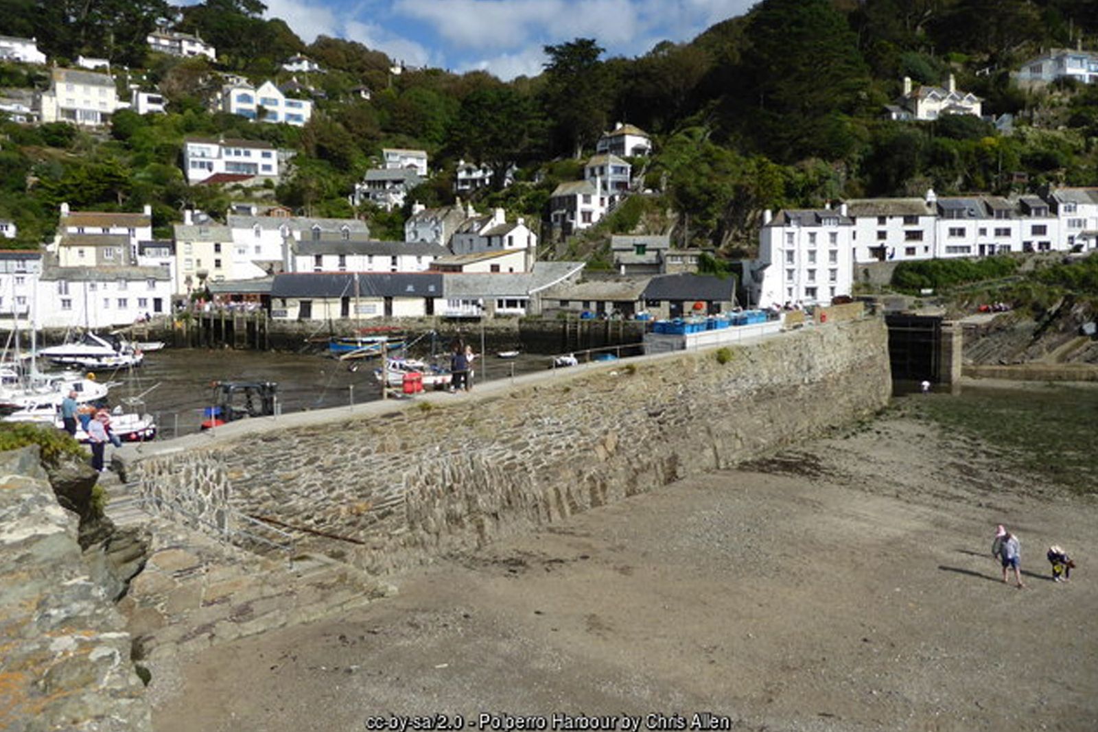 Cottages around Polperro harbour